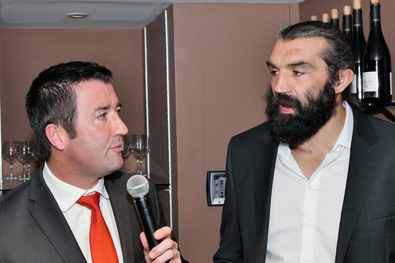 Karl Olive et Sébastien Chabal au Rugby Club